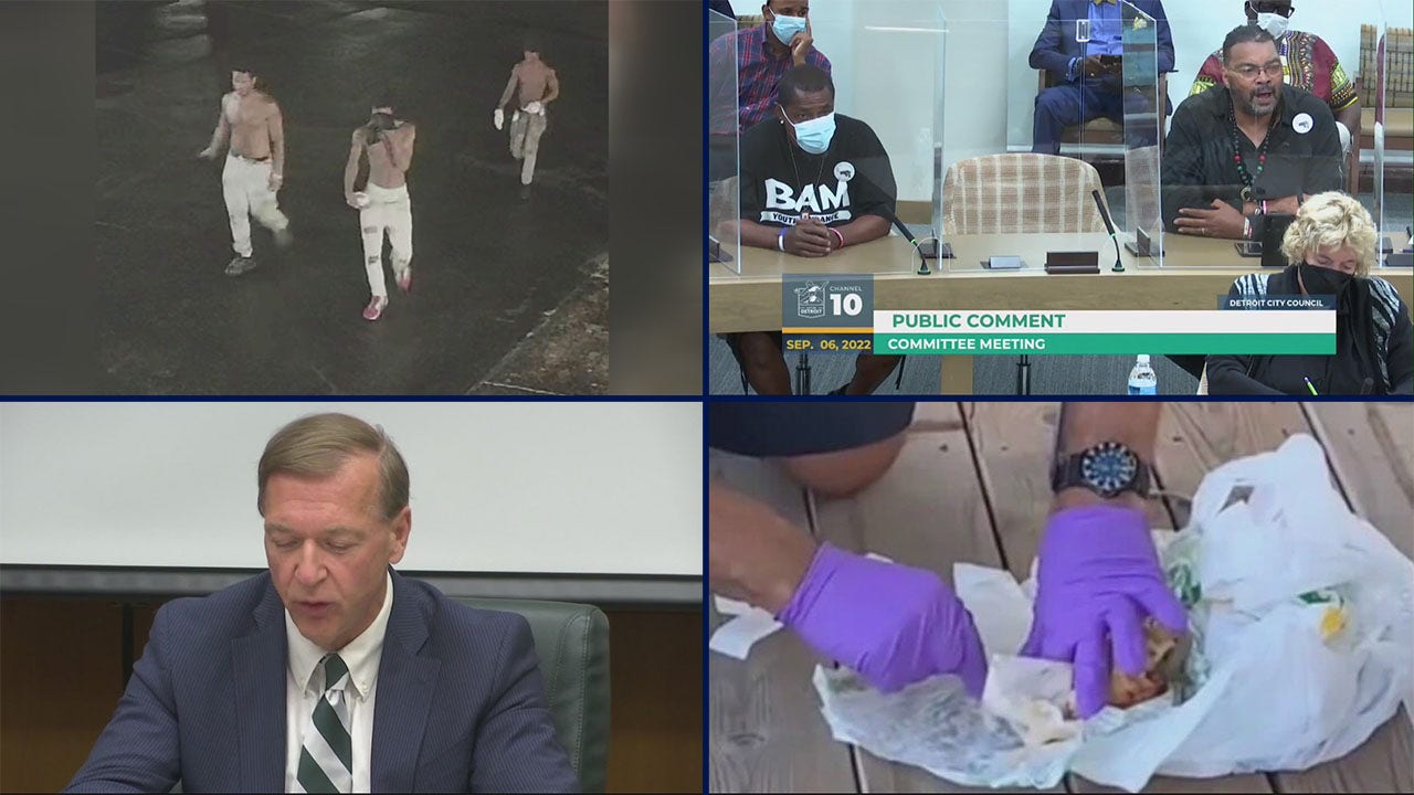 100 firearms stolen from gun shops • Detroit's food grading ordinance