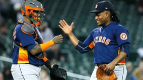 Valdez pitches 1st shutout, Astros blank Tigers 7-0