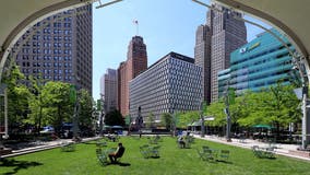 No sign of evacuation at Detroit's Campus Martius after DPD message