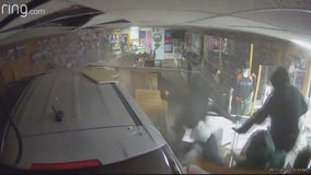 Dozens of firearms stolen after thieves crash vehicles through Westland gun shop, Dearborn Heights pawn shop