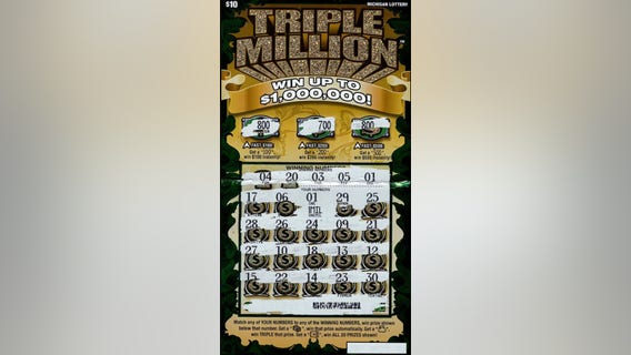 Ohio man wins $1M on Michigan lottery scratch-off ticket