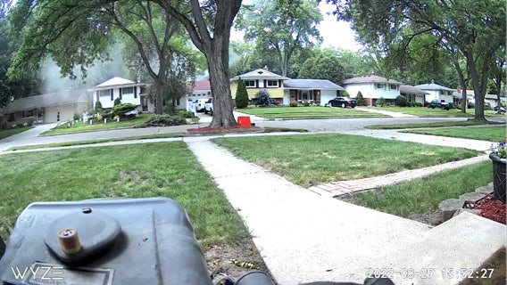 Video shows Livonia high schoolers drive past house fire, stop to save people inside