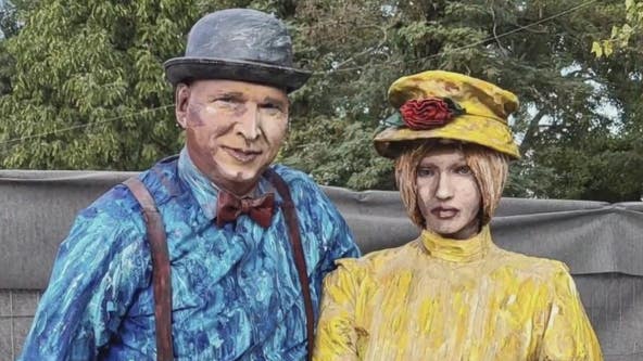 Living statue performer's 'real' partner mistaken for corpse by sheriff deputies