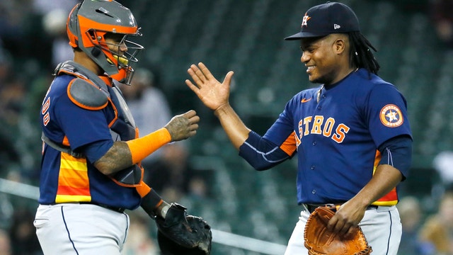Valdez pitches 1st shutout, Astros blank Tigers 7-0