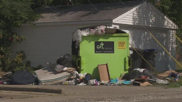 Apartment dumpster hasn't been emptied in months on Detroit's west side