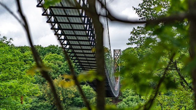 SkyBridge Michigan: Pedestrian bridge nearly 120 feet above the ground opening soon