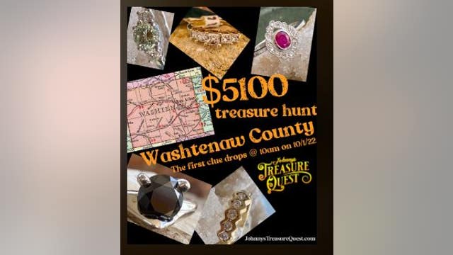 Ex-jeweler selling tickets for new treasure quest, this time in Washtenaw County