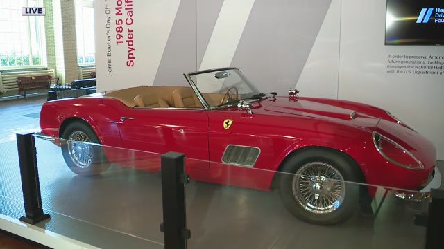Ferrari from Ferris Bueller's Day Off now on display at Henry Ford Museum