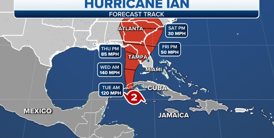 Tropical Storm Ian threatens the Caribbean and Florida with hurricane  conditions