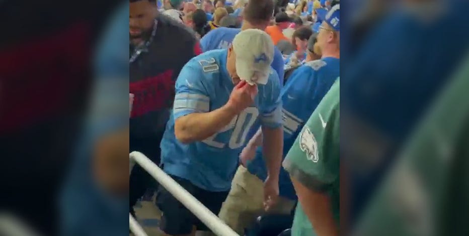 Lions Fans Break Out The Bags On The Heads, Spotted at the Detroit Lions  game, By NFL on FOX