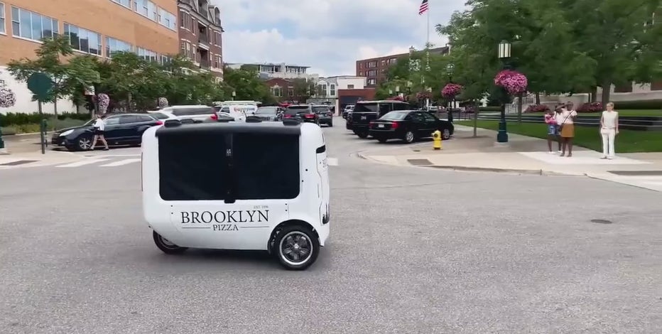 Self-driving vehicles hit the roads to deliver Brooklyn Pizza