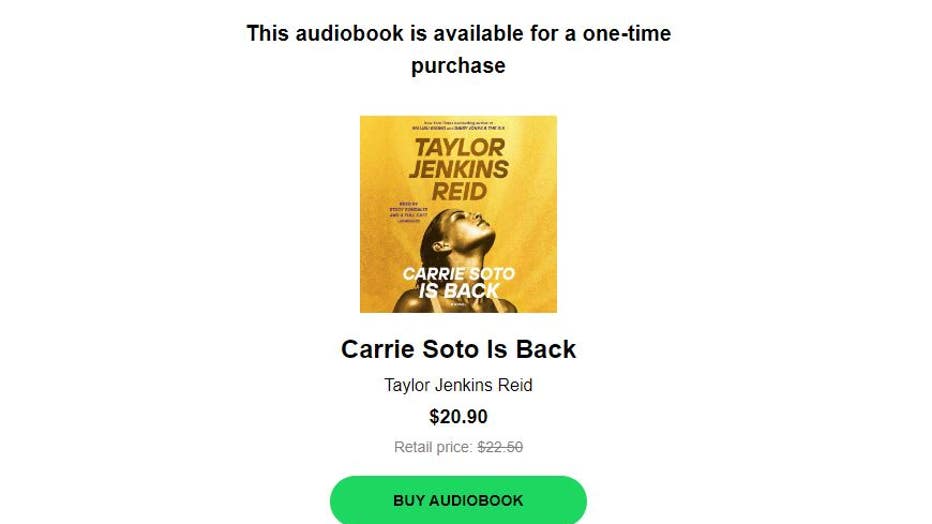 Spotify Launches Audiobook Hub With 300,000 Titles | FOX 2 Detroit