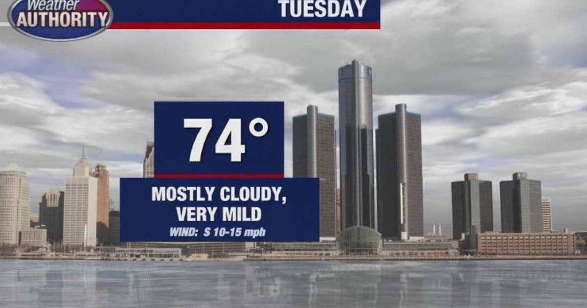 Mild temps continue for Tuesday - before the cold comes | FOX 2 Detroit