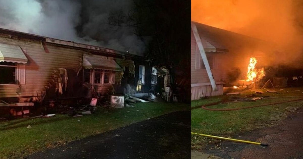 Auburn Hills mobile home destroyed by fire | FOX 2 Detroit