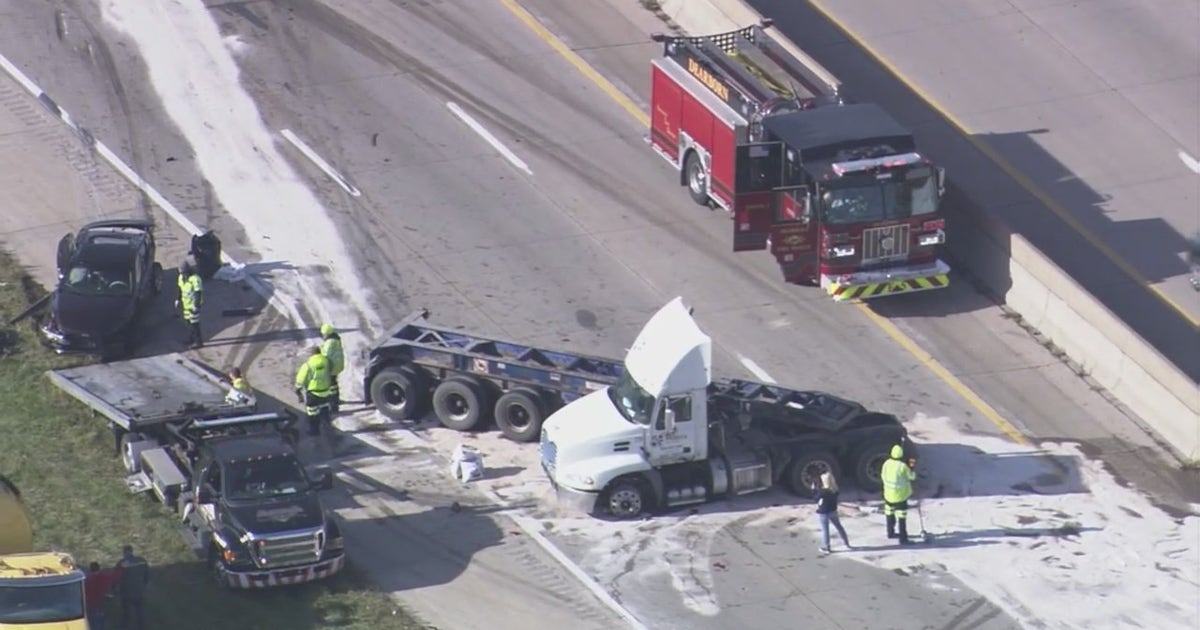 EB I-94 closed at Greenfield in Dearborn for crash involving semi, car ...