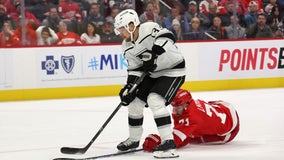 Danault's overtime goal gives Kings 5-4 win over Red Wings