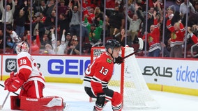 Domi scores in overtime as Blackhawks beat Red Wings 4-3