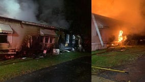 Auburn Hills mobile home destroyed by fire