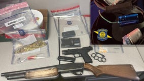 Police find homemade bomb, meth, guns during northern Michigan traffic stop