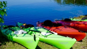 Explore the Rouge River during Haunted Paddle kayak and canoe trip