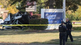 Two killed in rollover crash at Macomb Community College in Warren