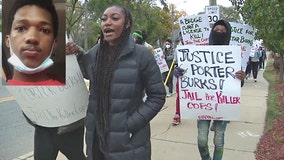 Justice for Porter Burks march held demanding answers in his fatal shooting by DPD