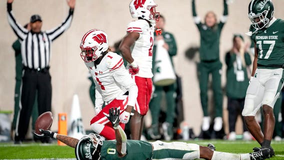 Michigan State outlasts Wisconsin in double overtime 34-28