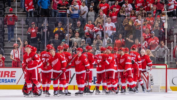 Kubalik has goal, 2 assists as Red Wings beat  ducks 5-1