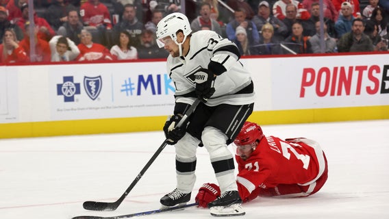 Danault's overtime goal gives Kings 5-4 win over Red Wings