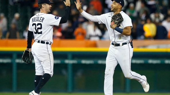 Haase's 3 hits, including HR, helps Tigers beat Twins, 3-2