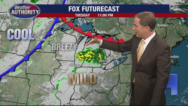 Metro Detroit weather: Rain Tuesday night before cold front drops temps heading into weekend
