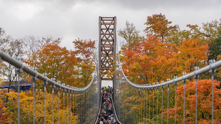 SkyBridge Michigan: Pedestrian Bridge At Boyne Mountains Opens With ...