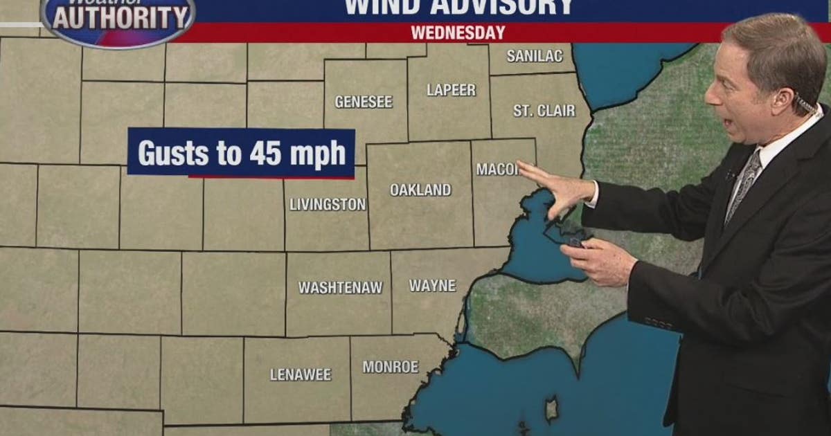 Wind Advisory for Wednesday brings strong gusts | FOX 2 Detroit
