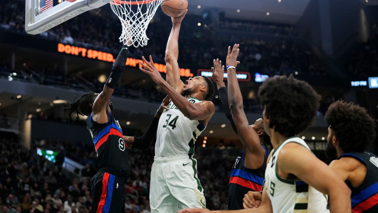 Giannis Antetokounmpo vows no let up after leading Bucks to 12th
