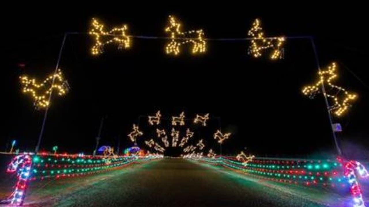 Millions of lights illuminate Pine Knob for Magic of Lights drive