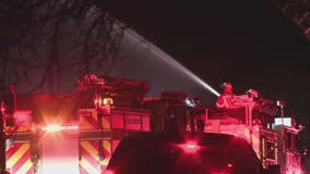 Large fire collapses two walls at Acme Partyworks in Novi