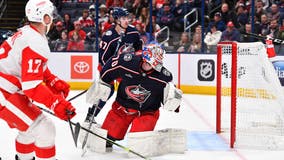 Hronek scores twice to lead Red Wings over Blue Jackets 6-1