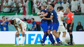 US advances at World Cup with 1-0 win over Iran; Pulisic injured