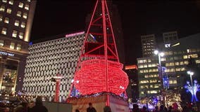 'Tallest Red Kettle' returns to downtown Detroit