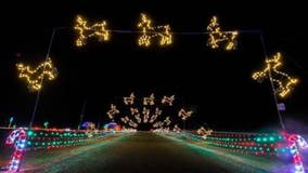 Millions of lights illuminate Pine Knob for Magic of Lights drive-thru display