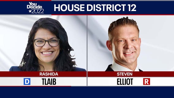 Michigan Live Election Results: 12th Congressional District - Rashida Tlaib defeats Steven Elliott