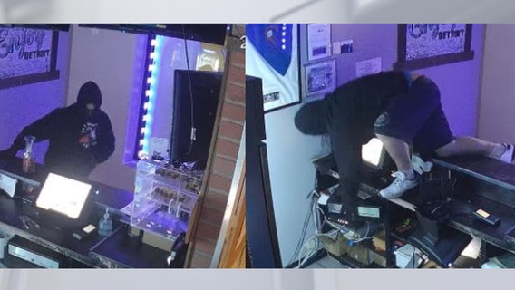 Suspect wanted after break-in at Waterford pizza shop