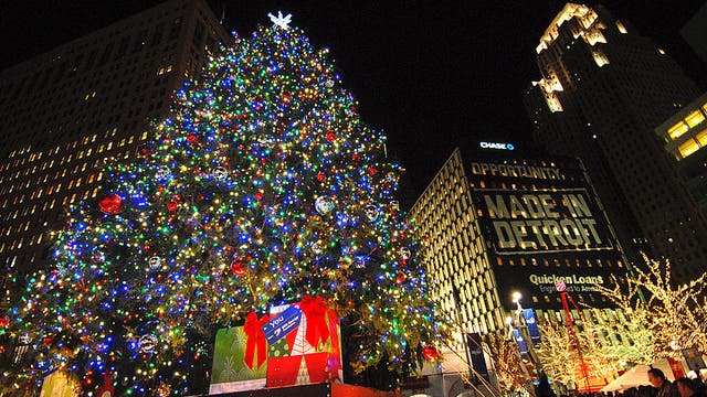 Detroit Christmas tree lighting: tens of thousands expected downtown on Friday