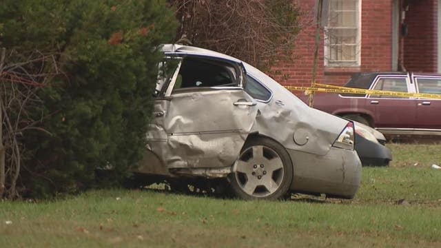 Driver wanted in fatal hit-and-run crash that sent victim's car into a house