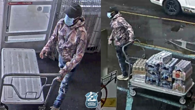 Suspect wanted for stealing cases of drinks from Detroit Gordon Food Service