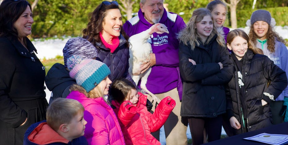 Meet Mitch E. Gander, the Michigan turkey pardoned for this Thanksgiving