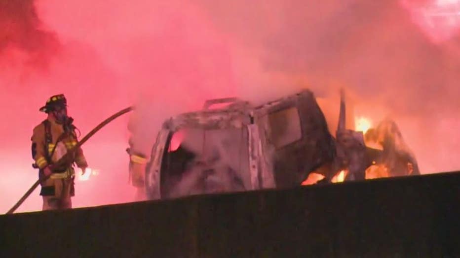 The Abbas family's vehicle crash in Kentucky.