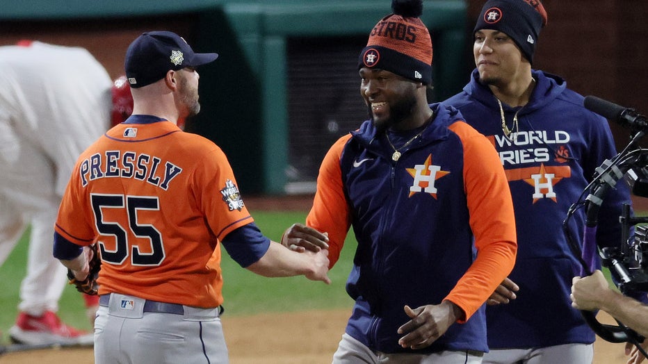 Cristian Javier, Astros combine for 2nd no-hitter in World Series