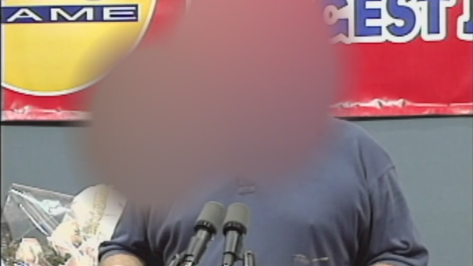 Lottery jackpot winner from Michigan "Steve" after he won in 2000.