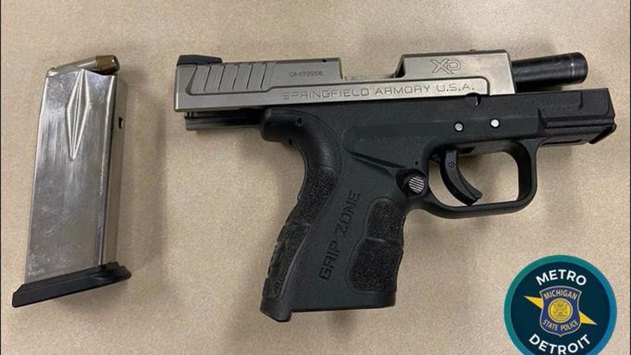 Stolen Handgun Found During Traffic Stop In Clinton Township | FOX 2 ...